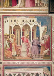 Jésus chassant les marchands du temple, c.1303-05